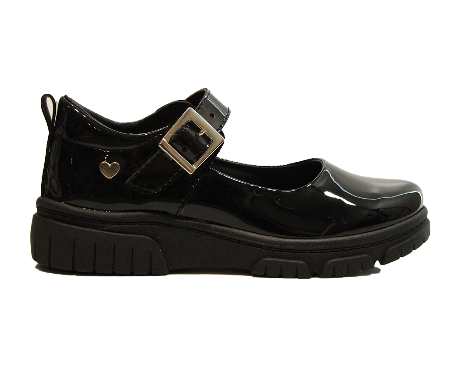 Foto 2 | Zapato Escolar Blasito 24e151 Negro De Charol Para Niña