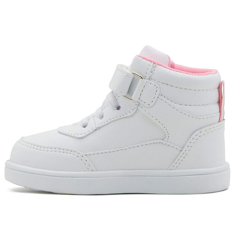 Foto 4 pulgar | Tenis Bota Escolar Bubble Gummers Niño Jucca Blanco/rosa