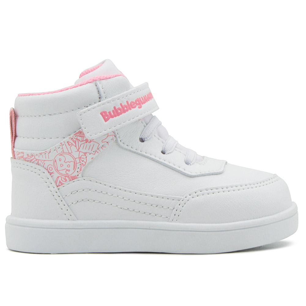 Foto 5 pulgar | Tenis Bota Escolar Bubble Gummers Niño Jucca Blanco/rosa
