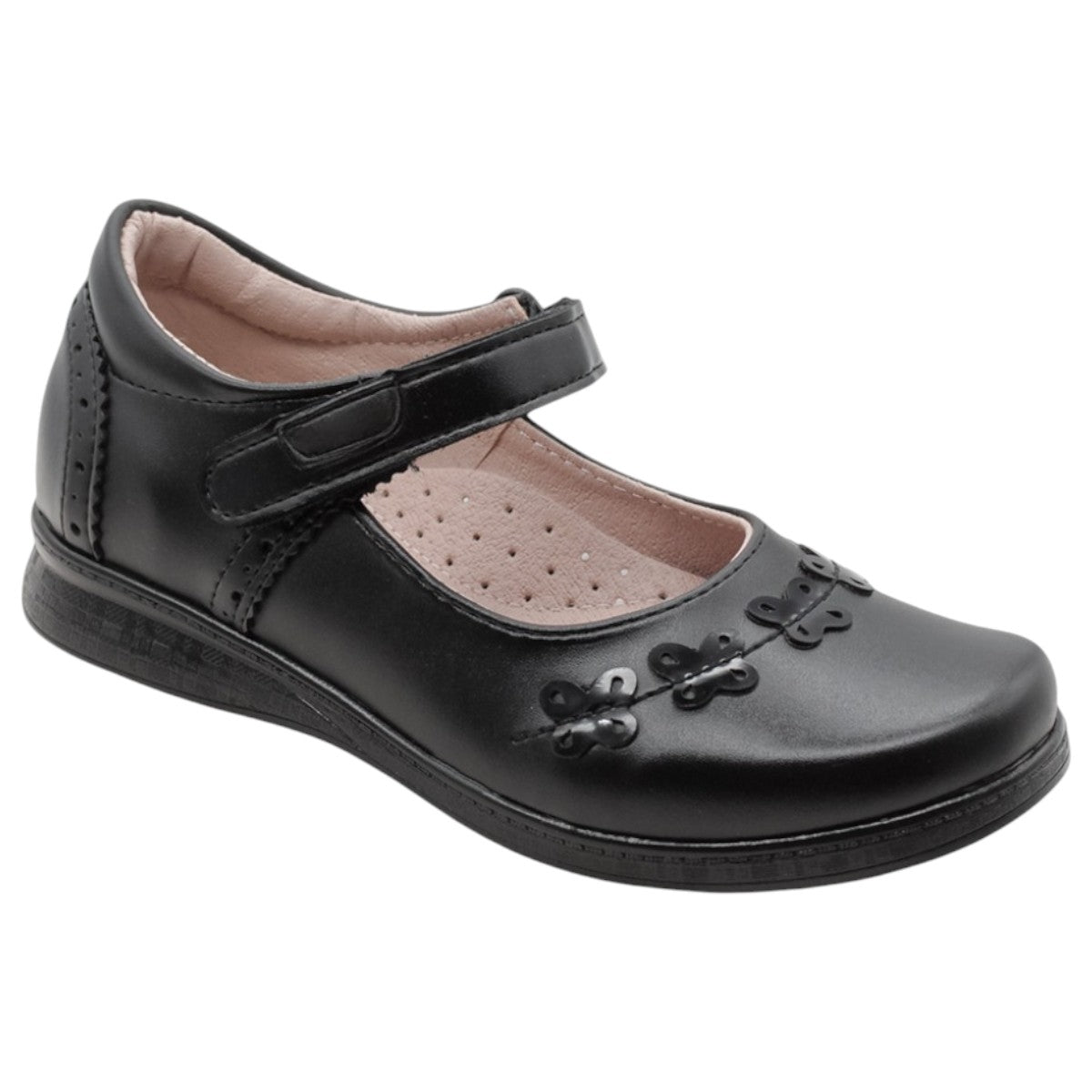 Escolar Exterior Piel Color Negro Para Niña De Rbcollection