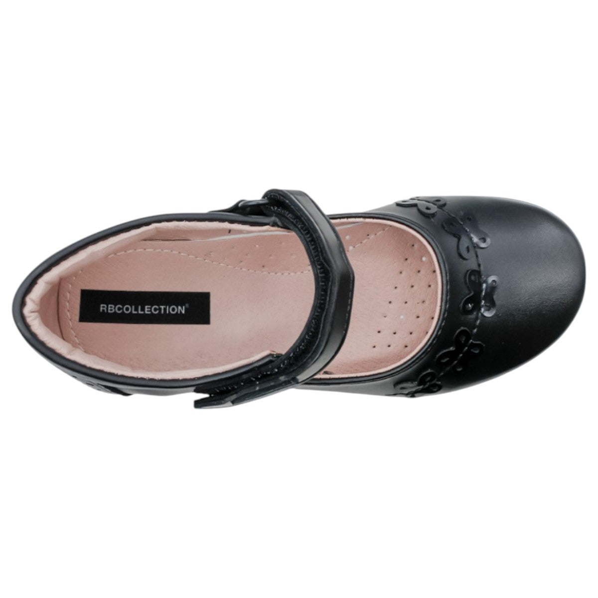 Foto 4 pulgar | Escolar Exterior Piel Color Negro Para Niña De Rbcollection