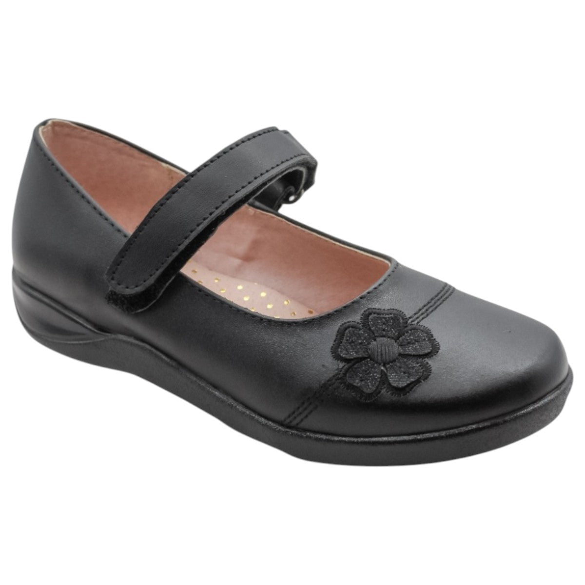 Escolar Exterior Piel Color Negro Para Niña De Rbcollection