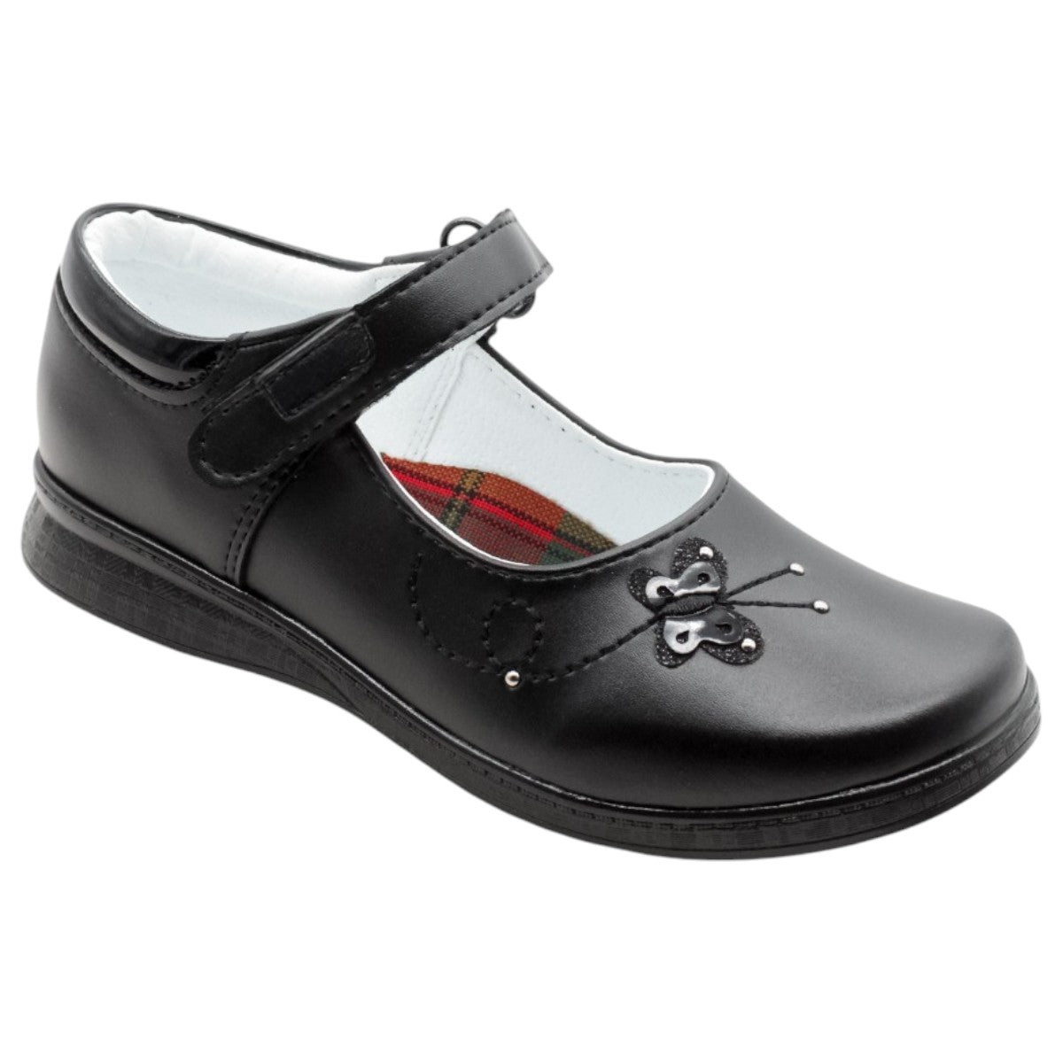 Escolar Exterior Piel Color Negro Para Niña De Rbcollection
