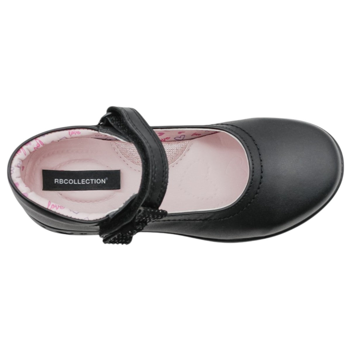Foto 4 pulgar | Escolar Exterior Piel Color Negro Para Niña De Rbcollection