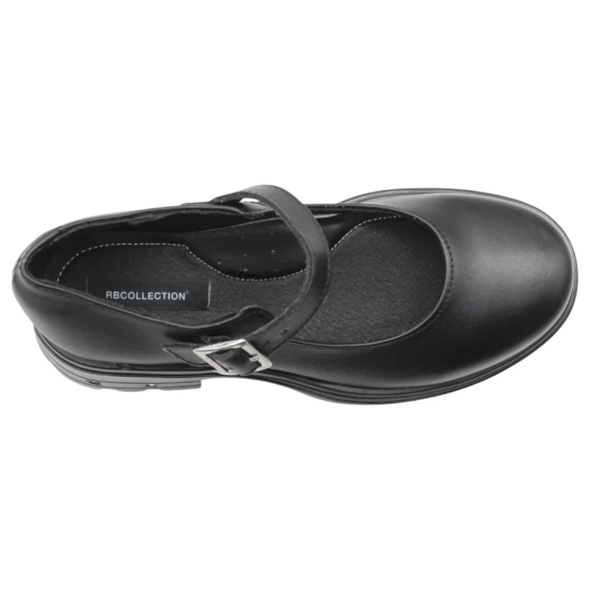 Foto 4 pulgar | Escolar Exterior Piel Color Negro Para Niña De Rbcollection