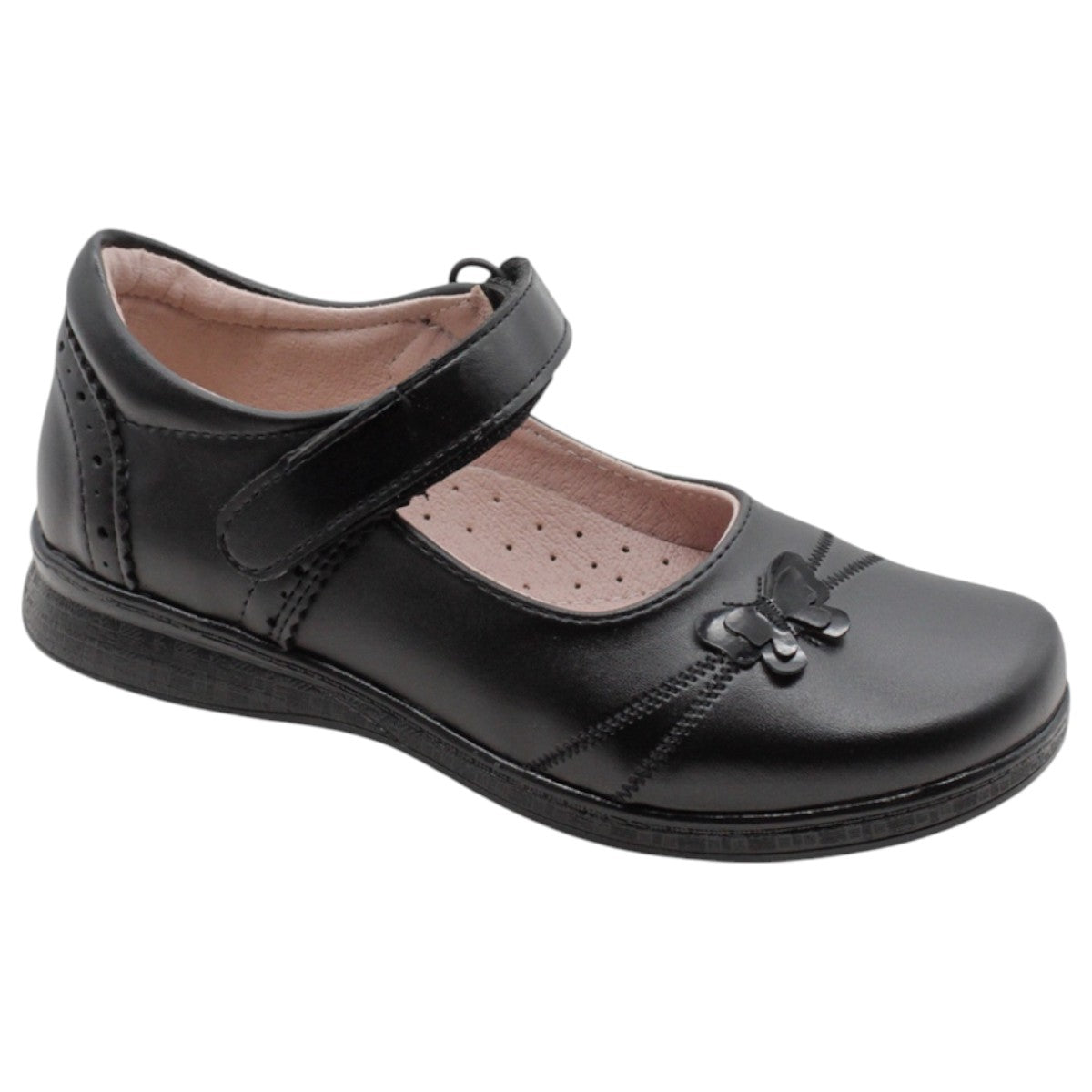 Escolar Exterior Piel Color Negro Para Niña De Rbcollection