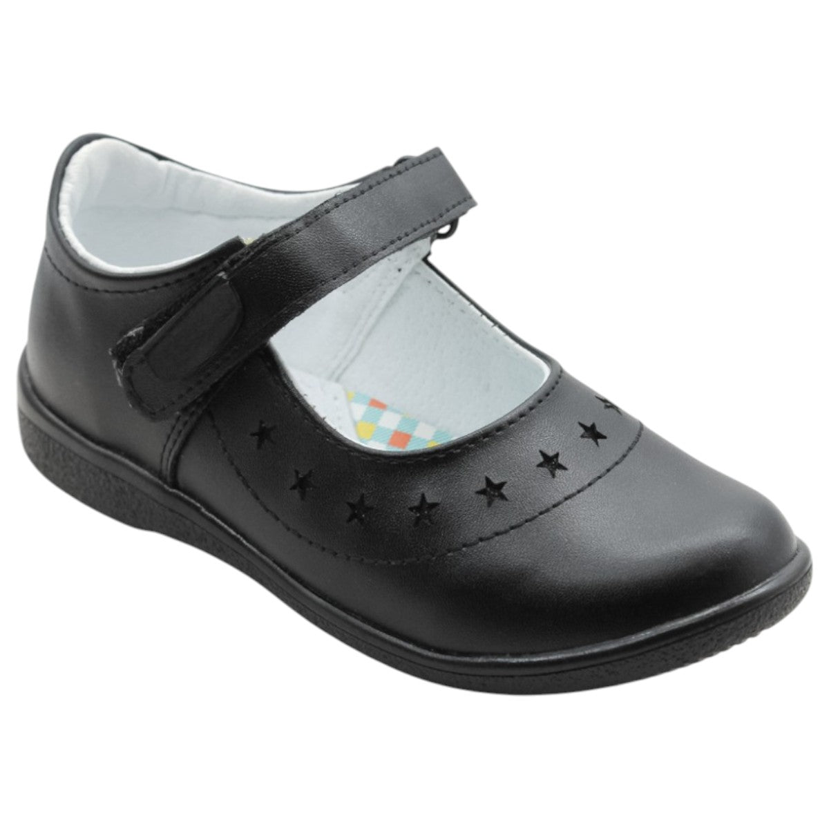 Foto 1 | Escolar Exterior Piel Color Negro Para Niña De Rbcollection