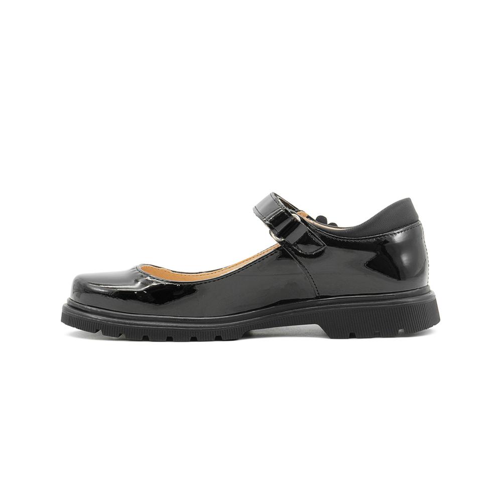 Foto 5 | Balerina Escolar Yuyin Para Niña Cómoda Charol Negro 15-26 Negro