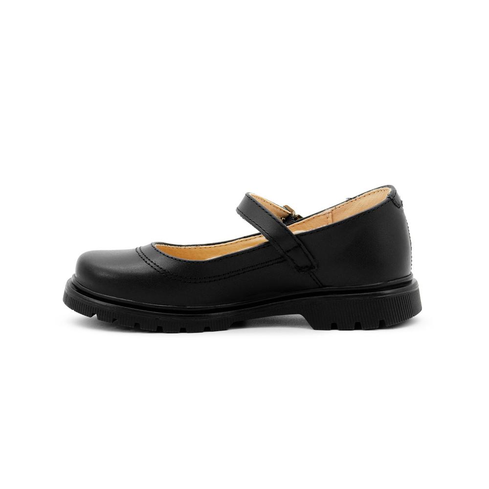 Foto 7 pulgar | Zapato Escolar Yuyin Para Niña Ajuste Hebilla Antiderrapante Negro
