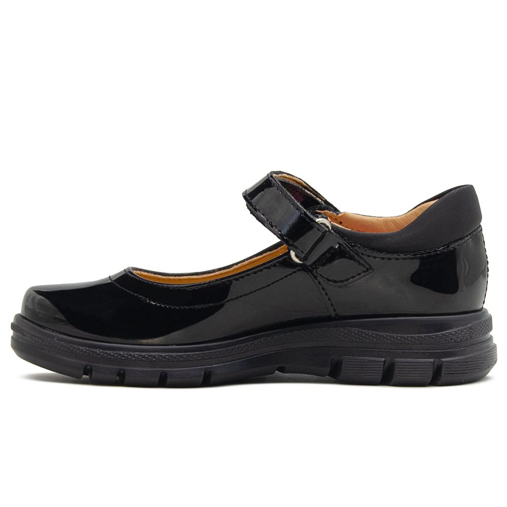 Foto 5 pulgar | Zapato Escolar Yuyin Para Niñas Elegante Piel Charol 16-21.5 Negro