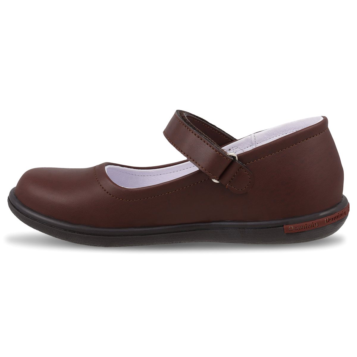 Foto 3 | Zapato Escolar Dominiq 626 Color Café Para Niña