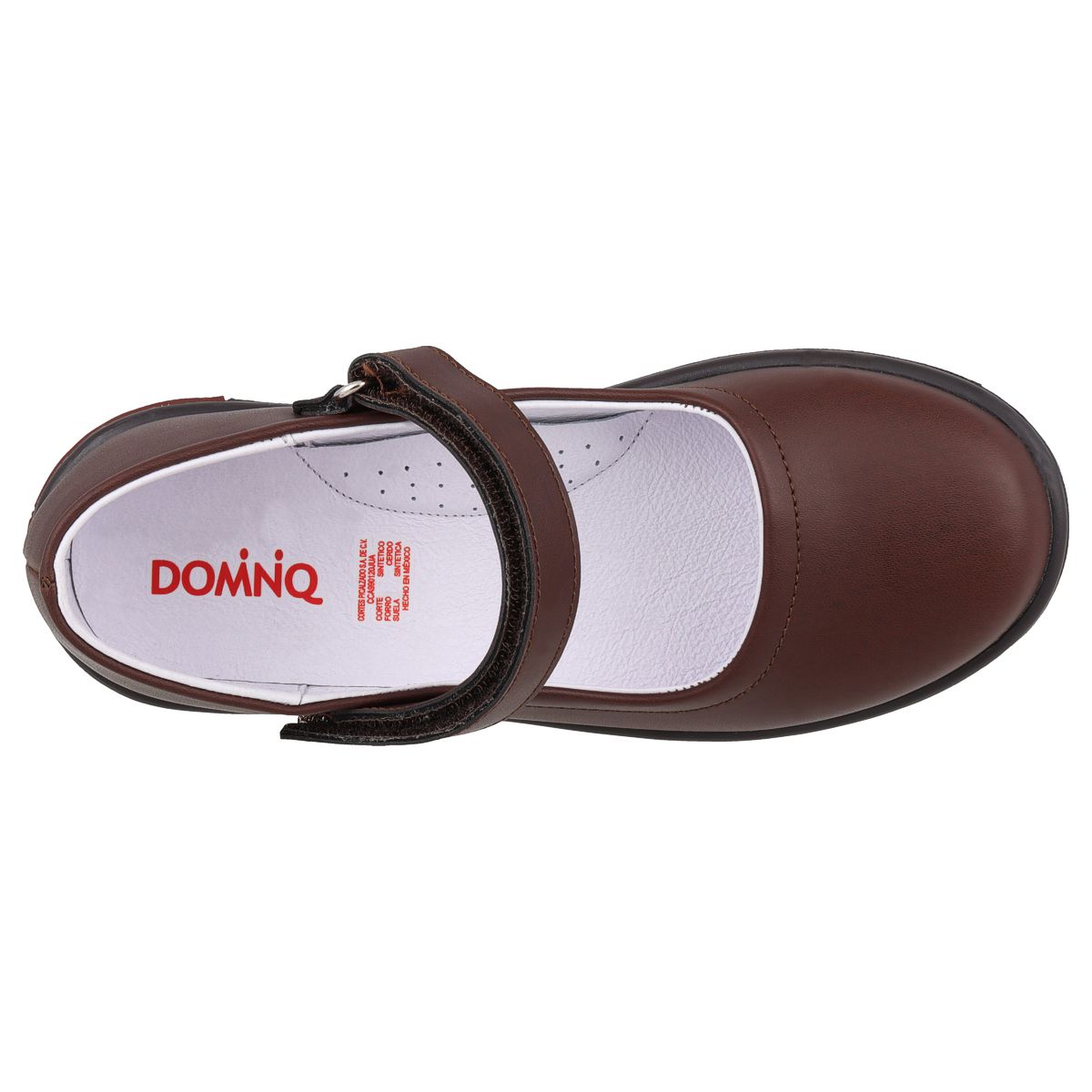 Foto 5 pulgar | Zapato Escolar Dominiq 626 Color Café Para Niña