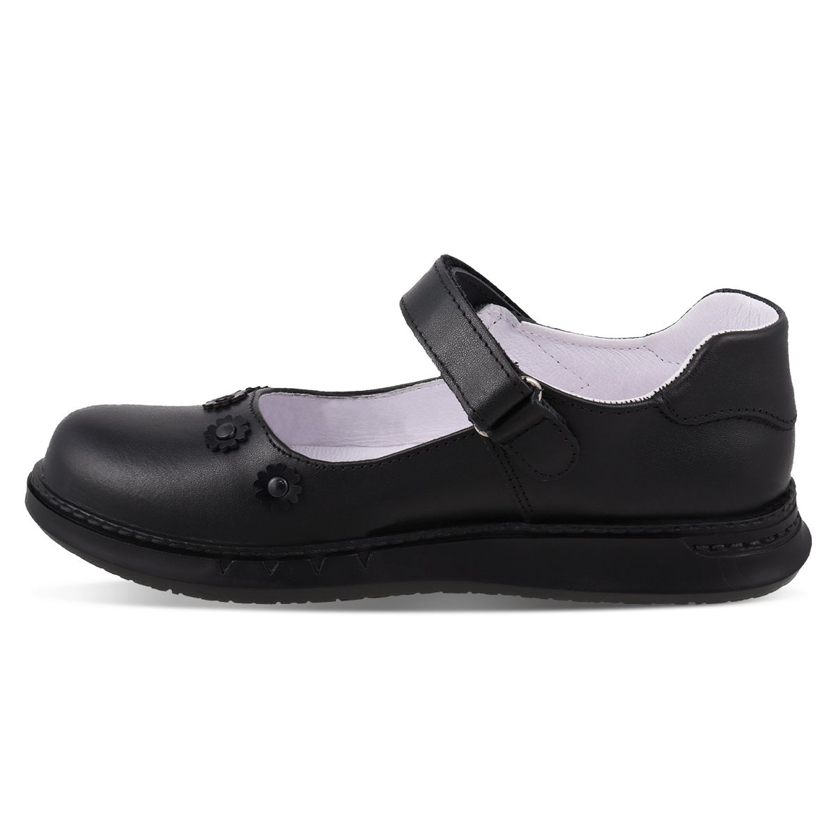 Foto 3 | Zapato Escolar De Piel Rokino 3624 Color Negro Para Niña