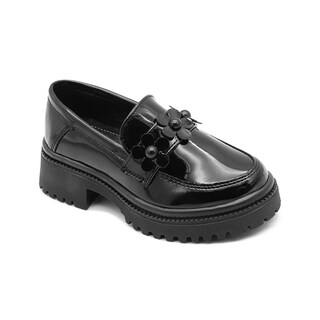 Foto 5 | Zapato Mocasín Escolar Yuyin Para Niña Formal Antiderrapante Negro