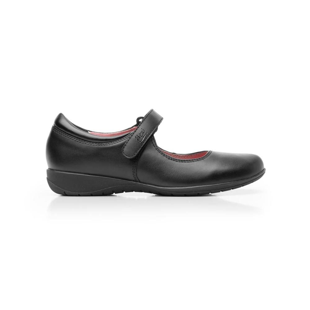 Zapato Escolar Flexi Negro Para Niña [fff3846] Negro