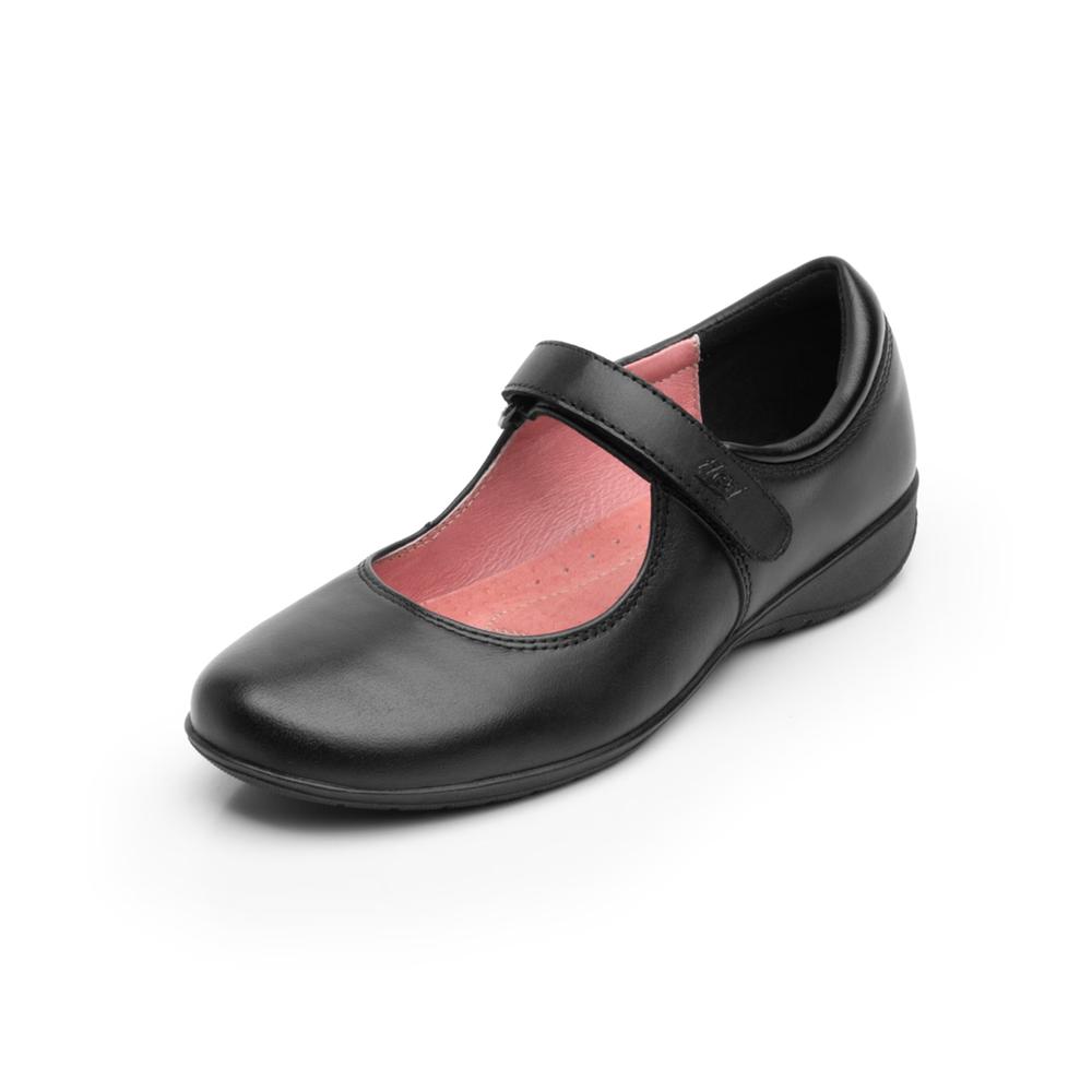 Foto 3 | Zapato Escolar Flexi Negro Para Niña [fff3846] Negro