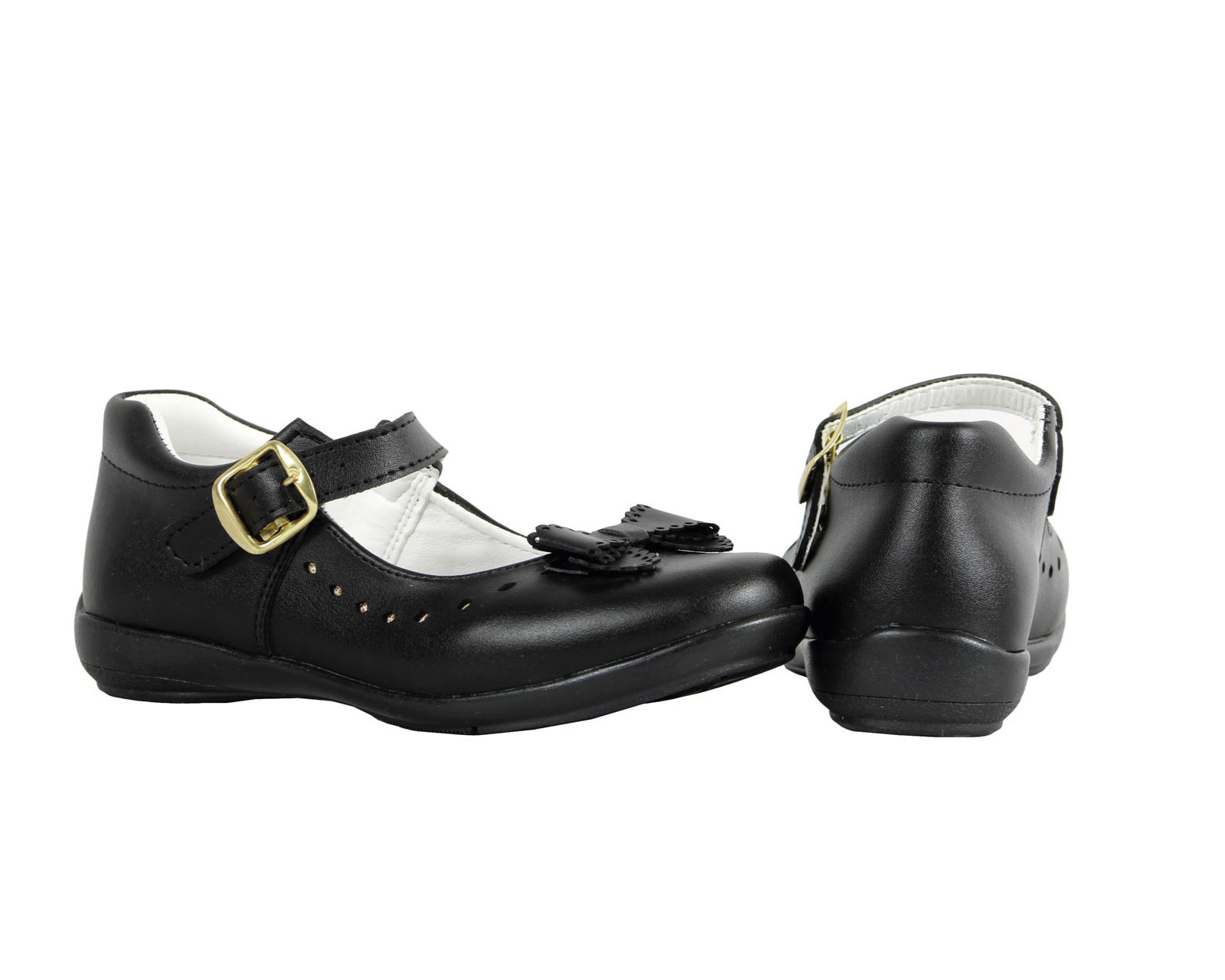 Foto 4 pulgar | Zapato Niña Escolar Cleo 21 462 Negro Napa