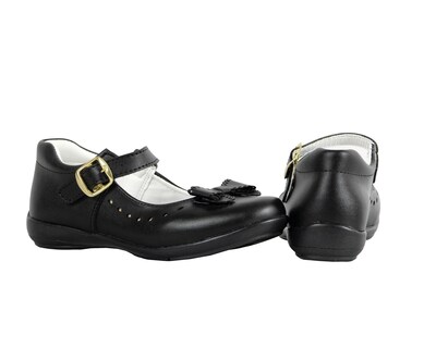 Foto 3 | Zapato Niña Escolar Cleo 21 462 Negro Napa