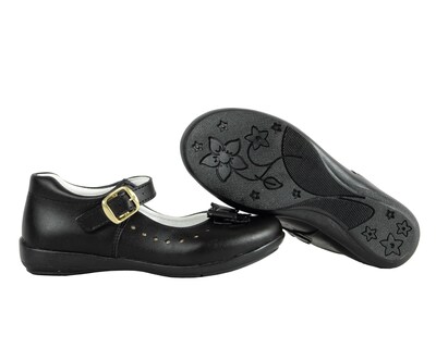 Foto 4 | Zapato Niña Escolar Cleo 21 462 Negro Napa