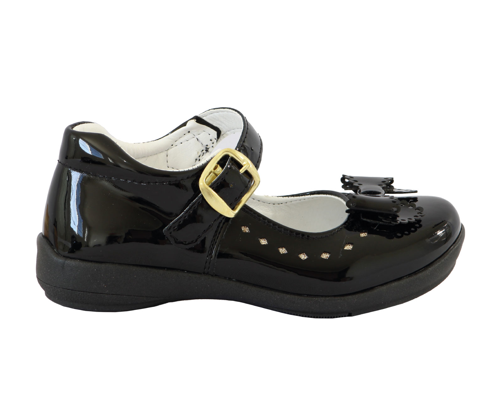 Zapato Niña Escolar Cleo 21 462 Charol Negro
