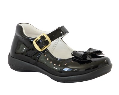 Foto 3 | Zapato Escolar Kuali Shoes Cleo 21 462 de Charol Negros para Niña