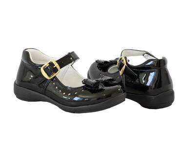 Foto 4 | Zapato Escolar Kuali Shoes Cleo 21 462 de Charol Negros para Niña