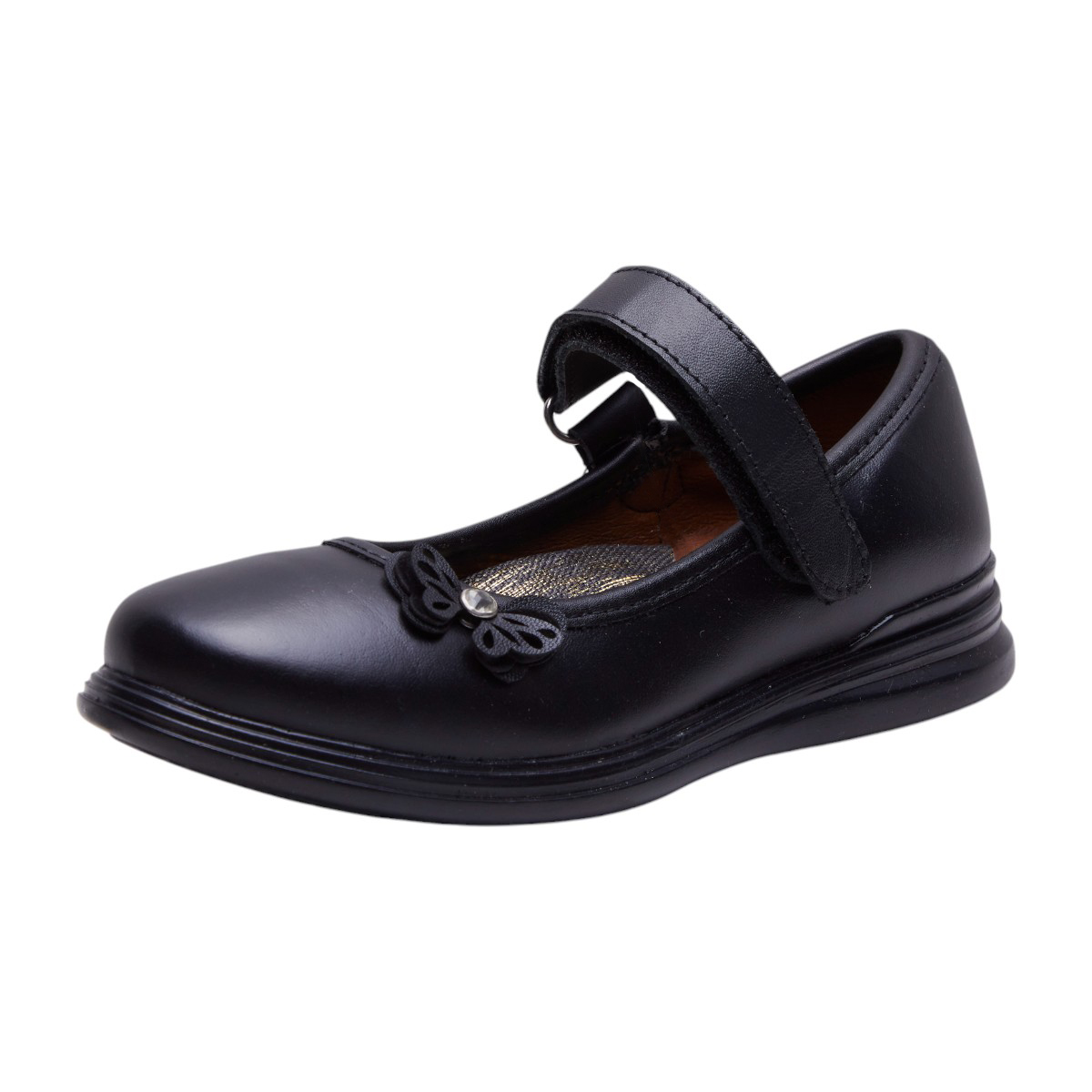 Foto 1 | Zapato Calzado Watanabe Color Negro Tipo Piel Mariposa