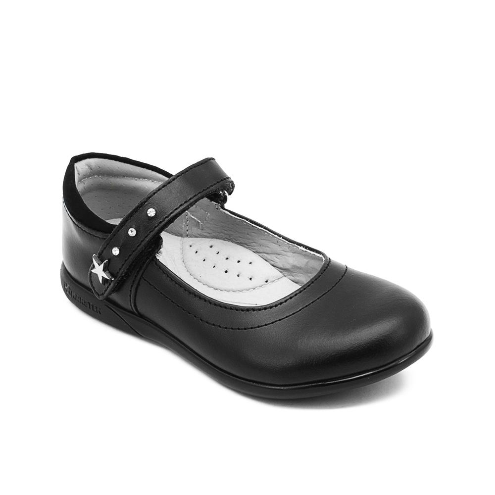 Foto 5 pulgar | Zapato Escolar Para Niña Karsten Negro Antiderrapante Comodo Negro