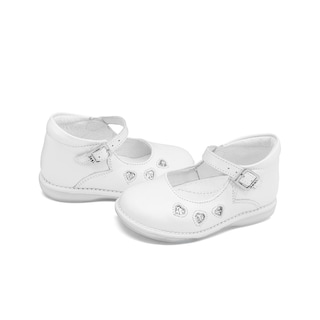 Foto 2 | Zapato Botita Para Niña Dogi De Piel Bautizo Soporte Arco Blanco