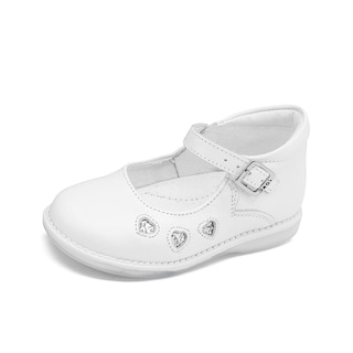 Foto 3 | Zapato Botita Para Niña Dogi De Piel Bautizo Soporte Arco Blanco