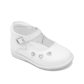 Foto 4 | Zapato Botita Para Niña Dogi De Piel Bautizo Soporte Arco Blanco