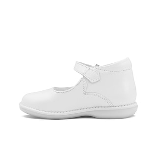 Foto 5 | Zapato Botita Para Niña Dogi De Piel Bautizo Soporte Arco Blanco