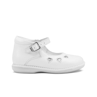Foto 6 | Zapato Botita Para Niña Dogi De Piel Bautizo Soporte Arco Blanco