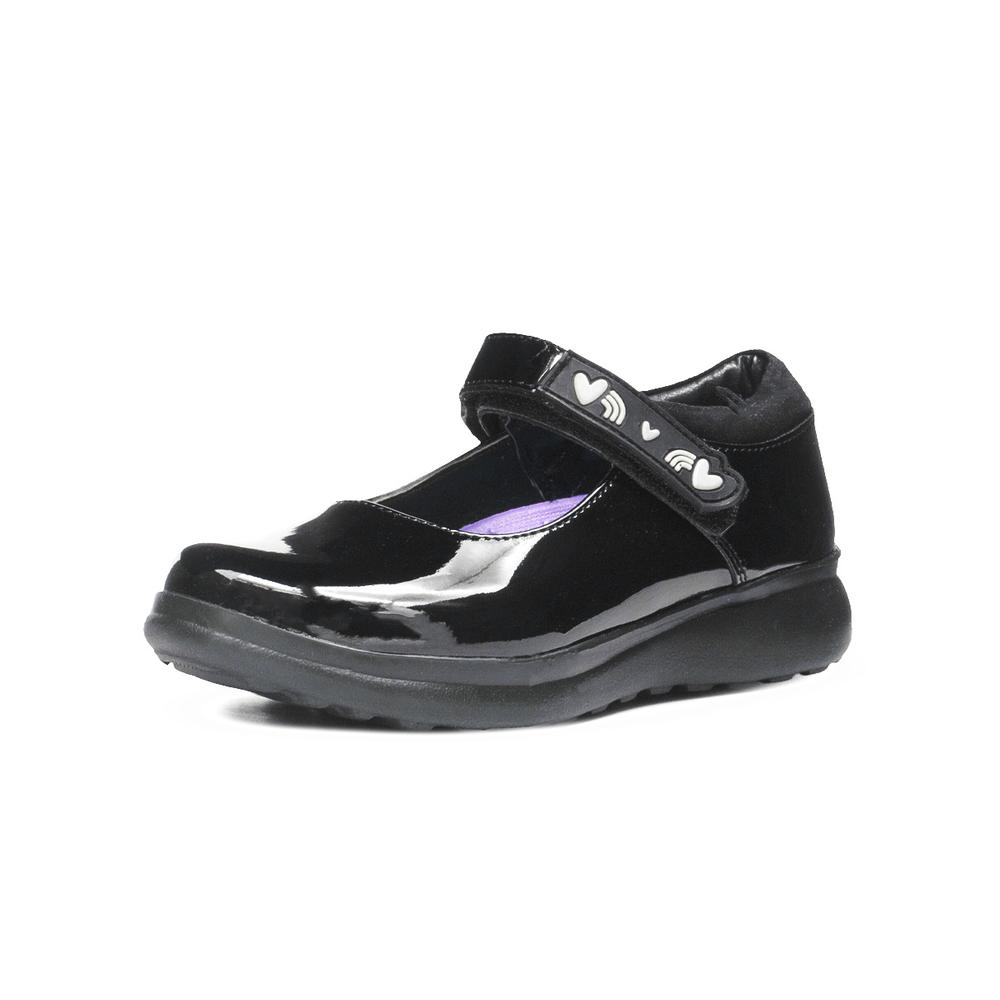 Foto 4 pulgar | Zapato Escolar Para Niña Vavito Charol Negro Antiderrapante Negro
