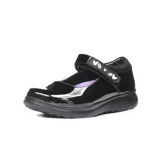 Foto 3 | Zapato Escolar Para Niña Vavito Charol Negro Antiderrapante Negro
