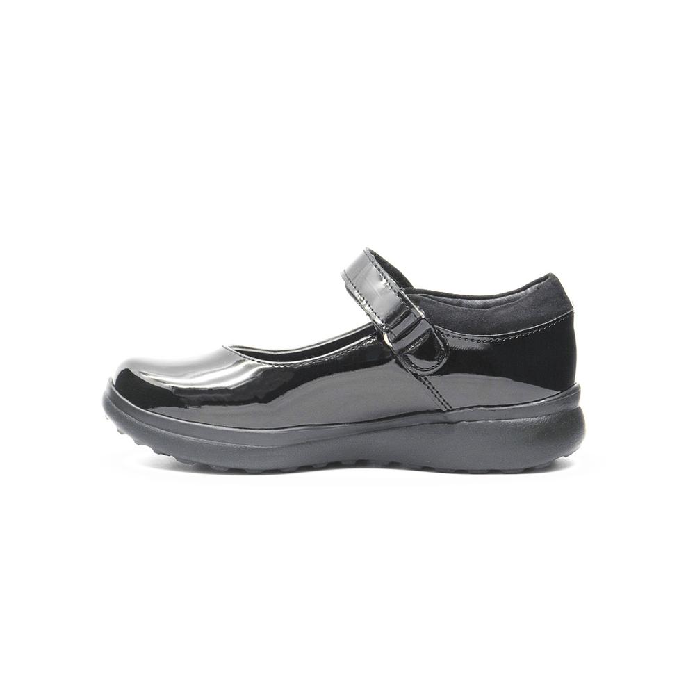 Foto 6 pulgar | Zapato Escolar Para Niña Vavito Charol Negro Antiderrapante Negro