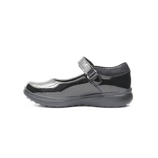 Foto 5 | Zapato Escolar Para Niña Vavito Charol Negro Antiderrapante Negro