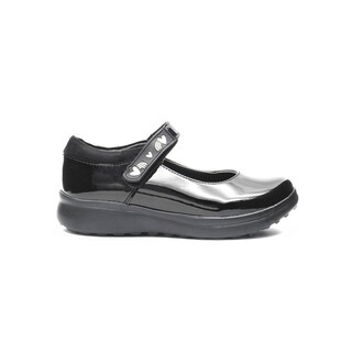 Foto 6 | Zapato Escolar Para Niña Vavito Charol Negro Antiderrapante Negro