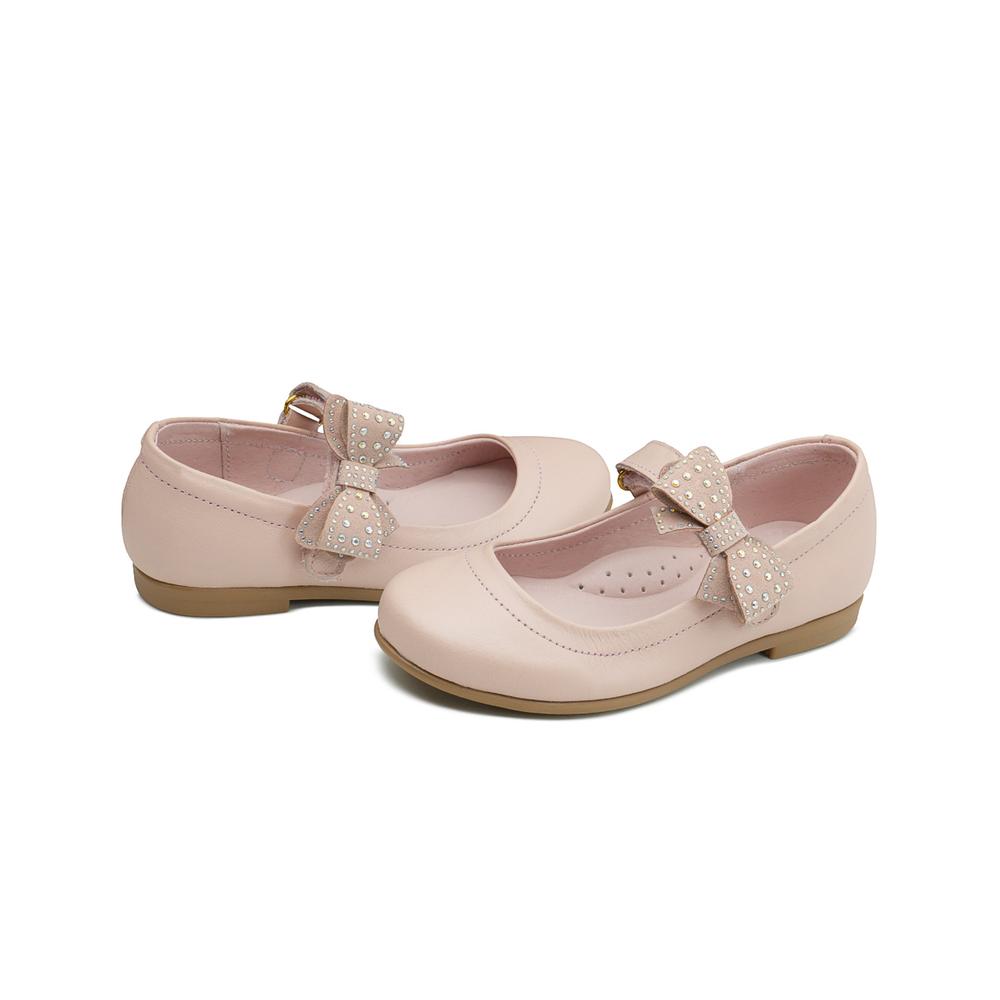 Foto 3 | Zapato Karsten Para Niña Soporte Arco Moño Pedrería Rosa Rosa