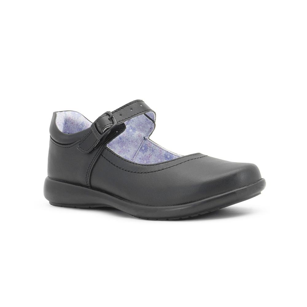 Foto 5 pulgar | Zapato Escolar Para Niña De Piel Bambino Soporte Arco Negro