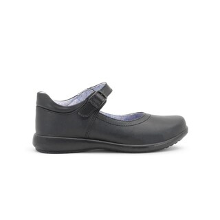 Foto 6 | Zapato Escolar Para Niña De Piel Bambino Soporte Arco Negro