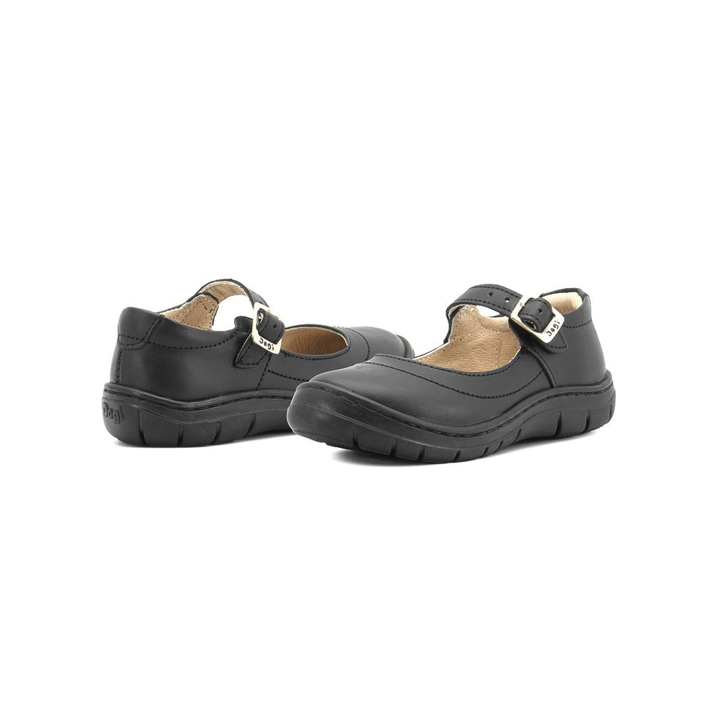 Foto 4 pulgar | Zapato Escolar Para Niña Piel Dogi Soporte Arco Suela Cosida Negro