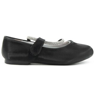 Foto 4 | Zapato Escolar Para Niña Ajuste Con Pedrería En Negro 15-22 Negro