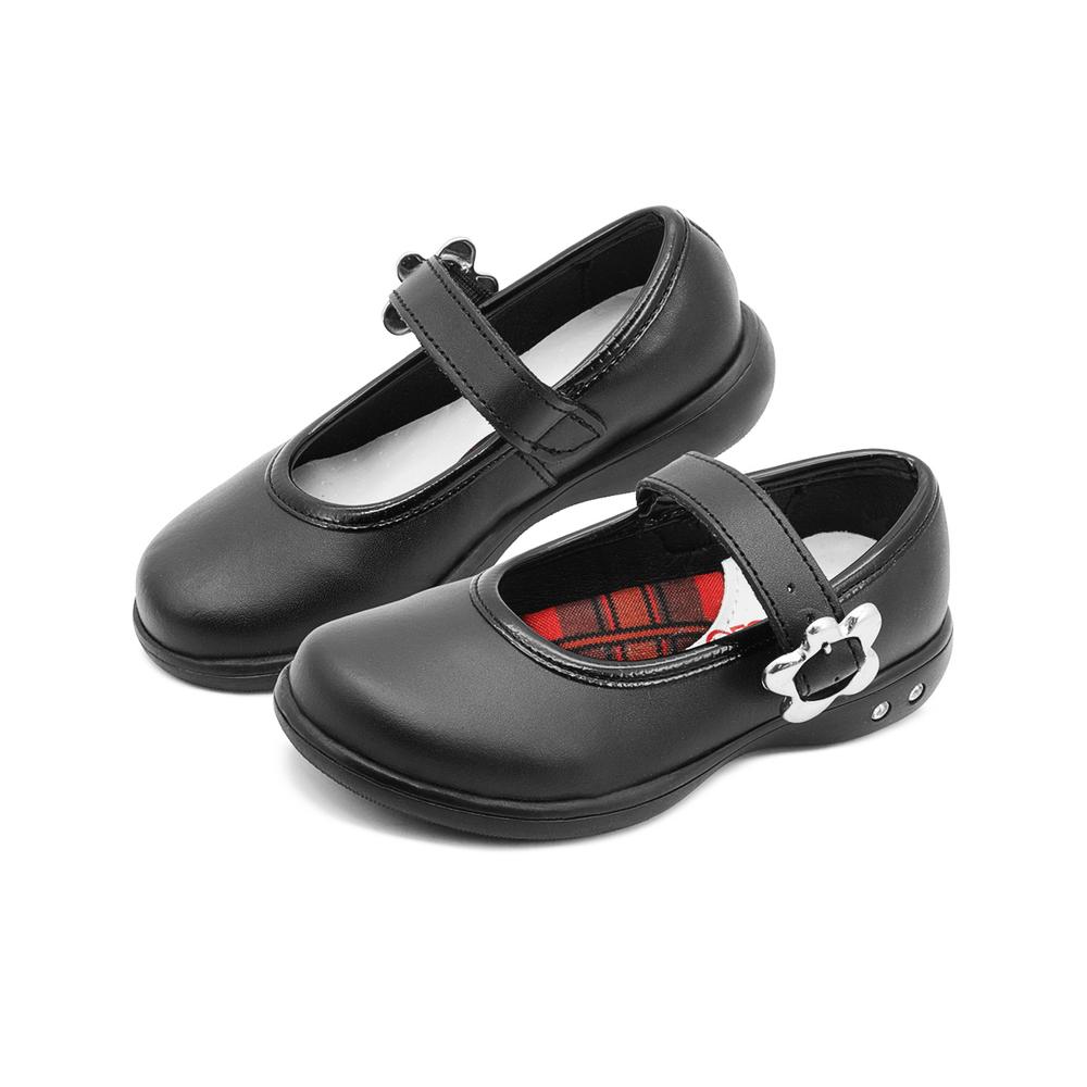 Foto 3 pulgar | Zapato Escolar Chabelo Para Niña Soporte Arco Antiderrapante Negro