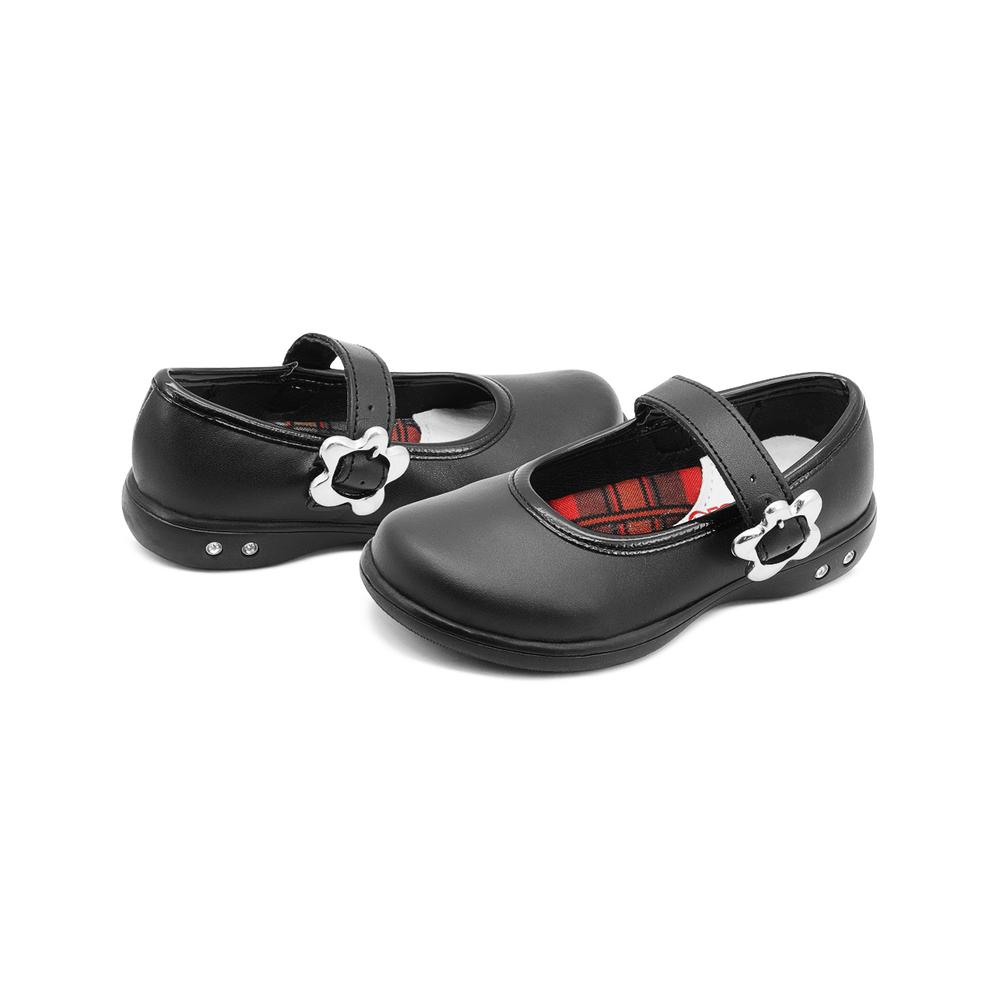 Foto 4 pulgar | Zapato Escolar Chabelo Para Niña Soporte Arco Antiderrapante Negro