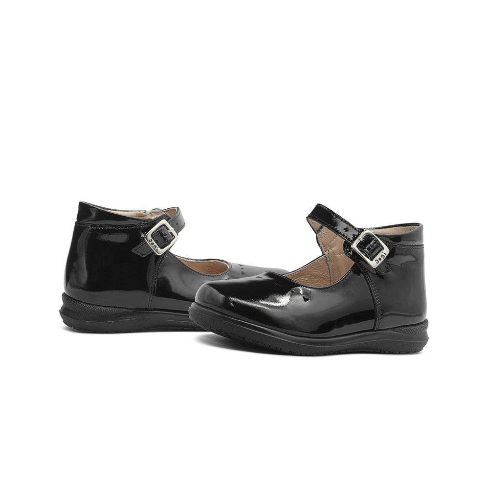 Foto 3 pulgar | Zapato Escolar Dogi  Para Niña Charol Negro Plantilla Arco Negro