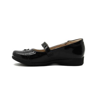 Foto 6 | Zapato Escolar Para Niña Dogi Piel Flor Color Charol Negro Negro