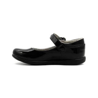Foto 6 | Zapato Escolar Para Niña Charol Florecita Con Soporte Arco Negro