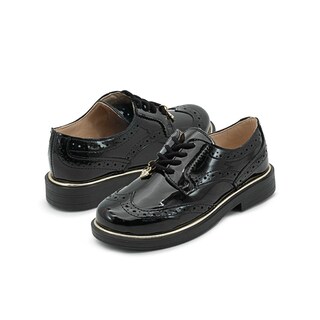 Foto 2 | Zapato Chabelo Bostoniano Para Niña En Charol Negro 18-26 Negro