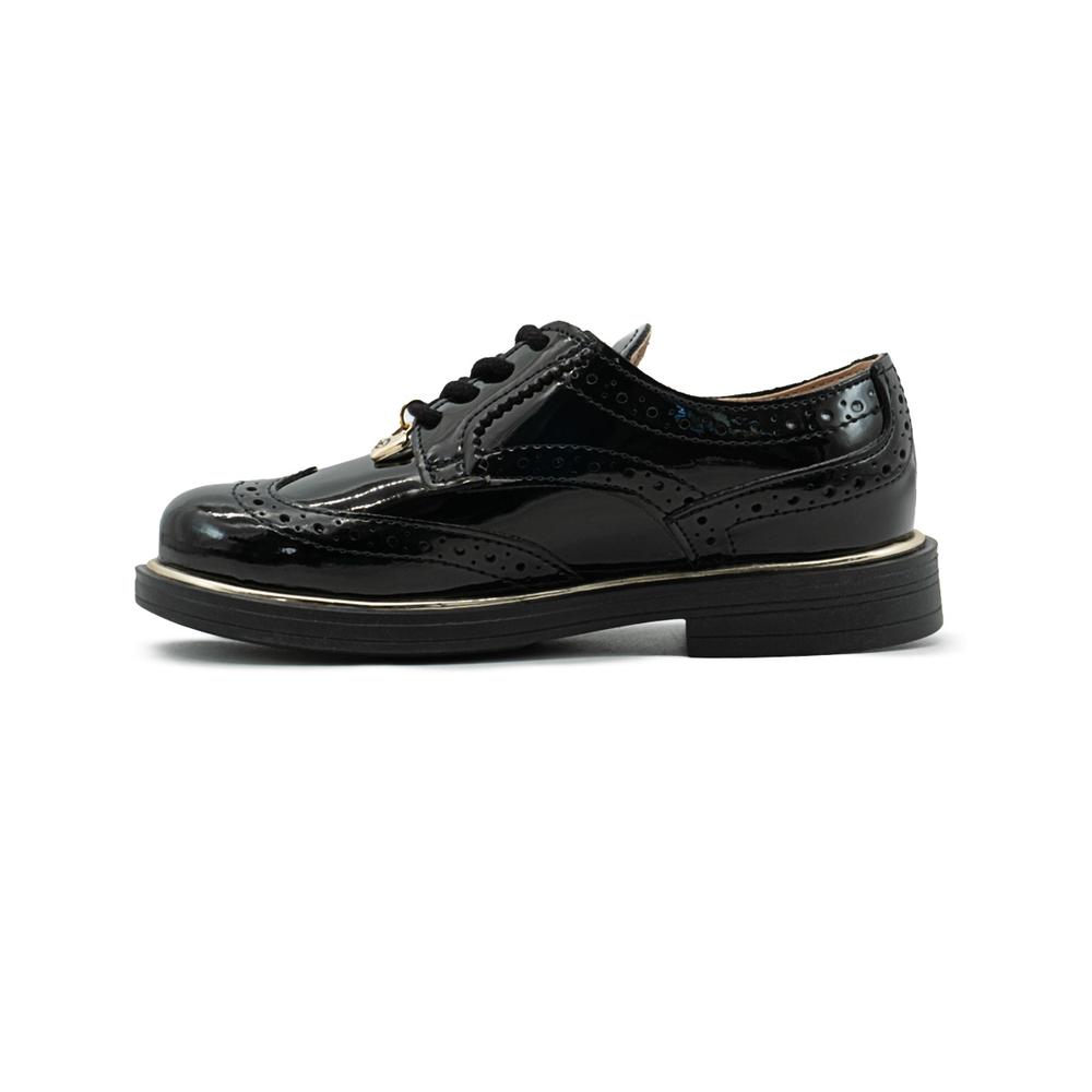 Foto 6 pulgar | Zapato Chabelo Bostoniano Para Niña En Charol Negro 18-26 Negro